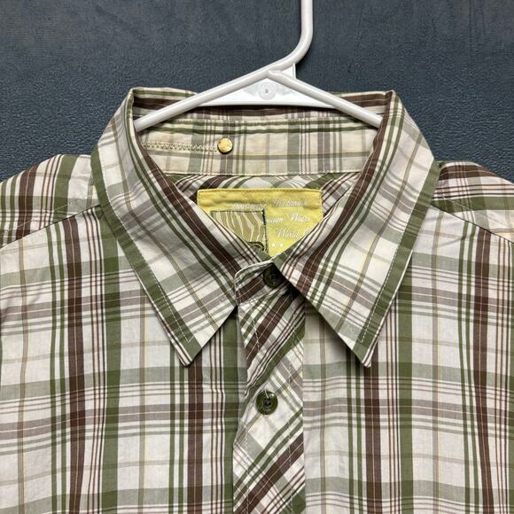 Ecko Unltd Plaid Western Shirt XL Button Down Streetwear Skater 90’s Embroidered - Picture 8 of 14